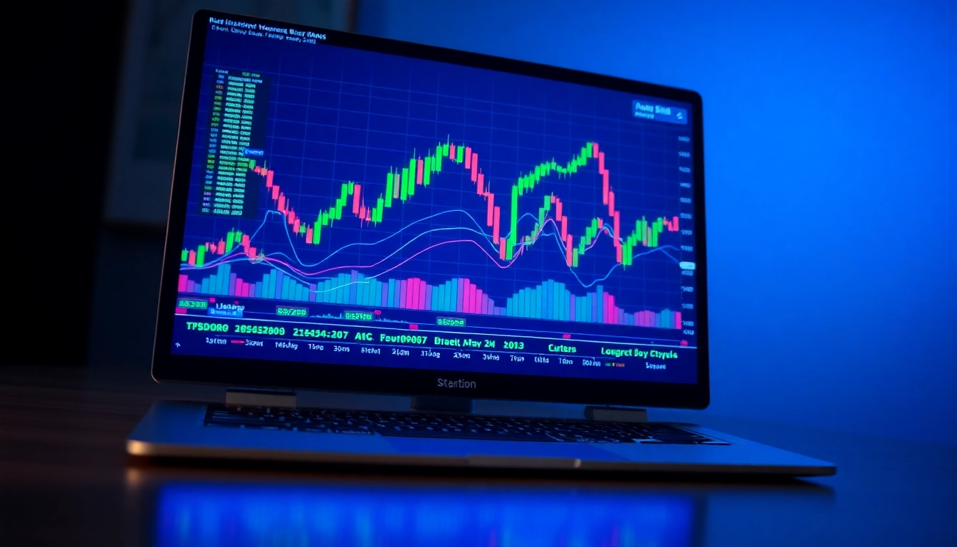 Trading view platform with interactive charts and real-time data analysis for traders